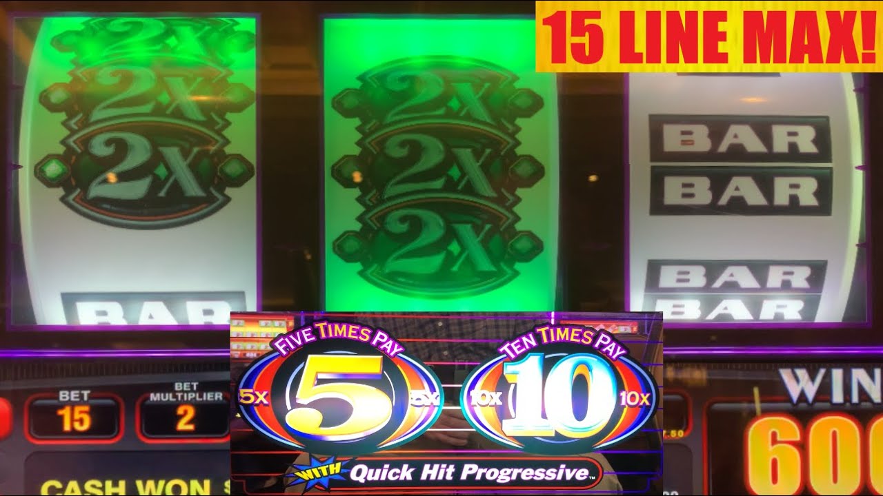 NICE! Playing 15 line Max bet on 5x 5x 5x Jackpot! Triple Double Dragonfly 7s + 5x 10x Quick Hits!