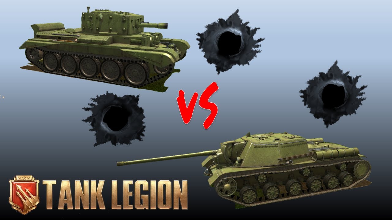 Tank Legion Cromwell VS SU-152 (w/commentary)
