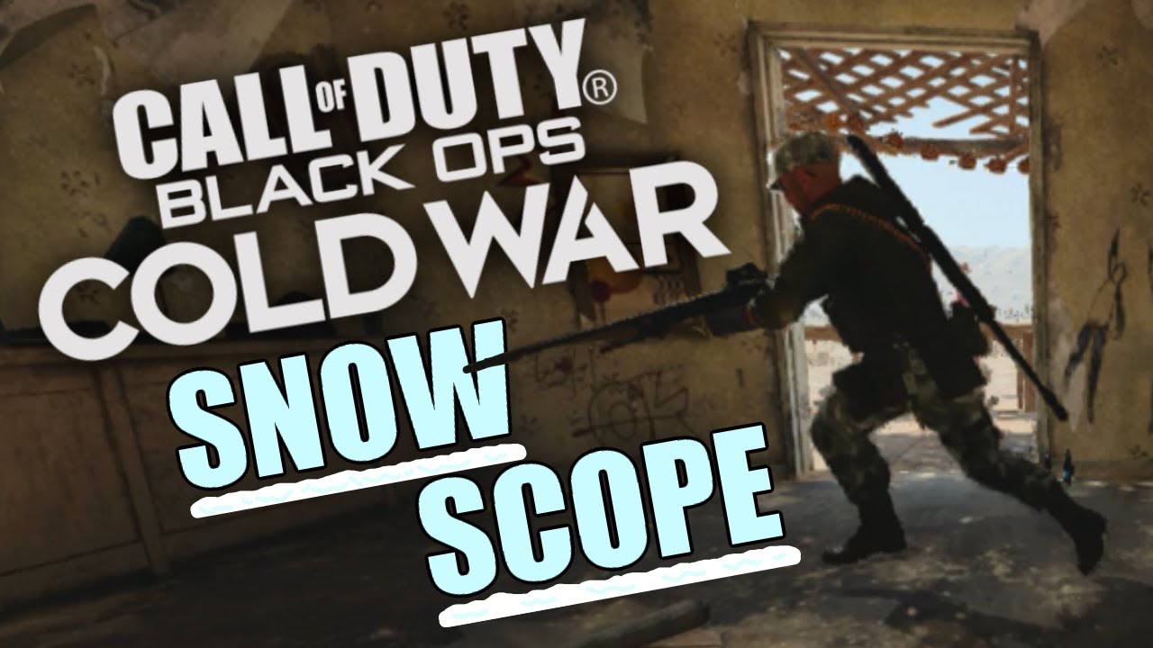SNOW SCOPE Call of duty Cold War With Deathwish Sniper 1V1 2 19 23