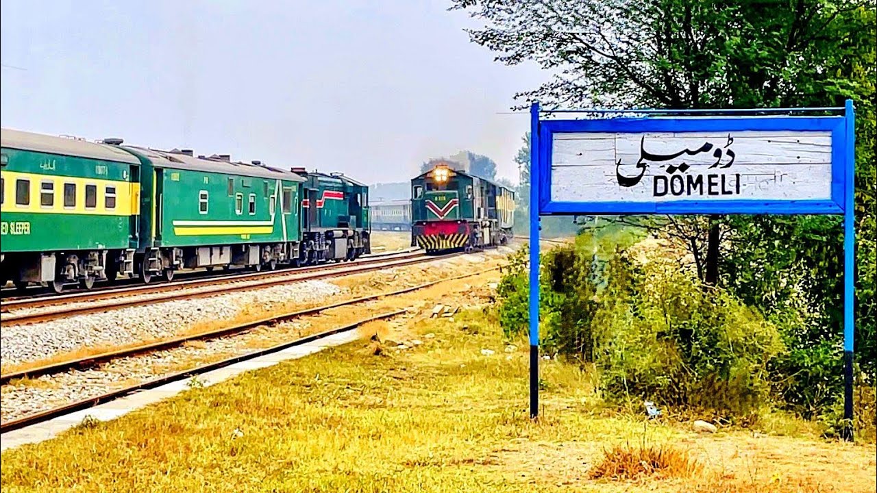 Tranquil Train Spotting at the Lush Green Domeli Station