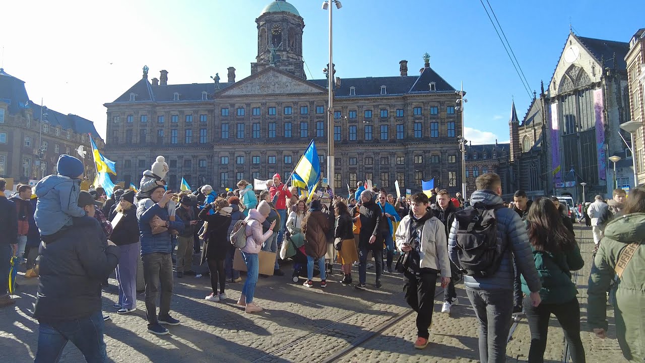 Sunny Walk in Amsterdam ☀️ | Oosterdok - Dam Square | The Netherlands 4K⁶⁰