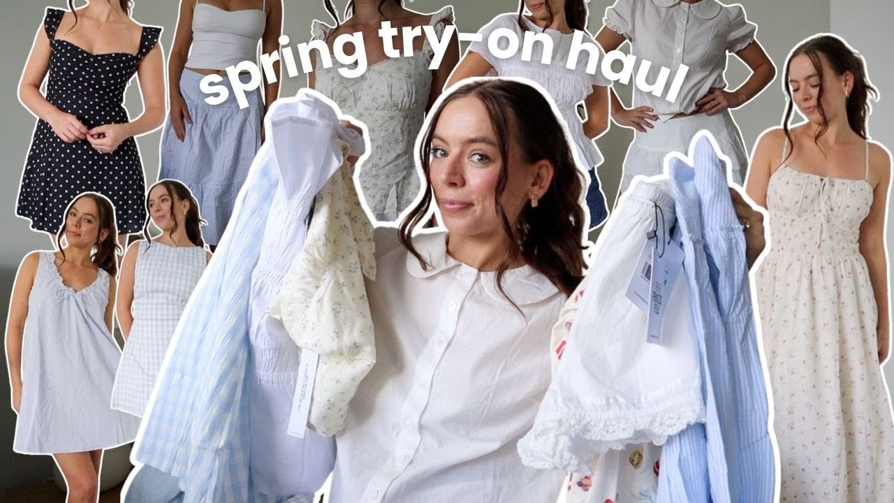 bringing my spring Pinterest board to life! 🌷 *try on clothing haul* ✨ ft. Princess Polly