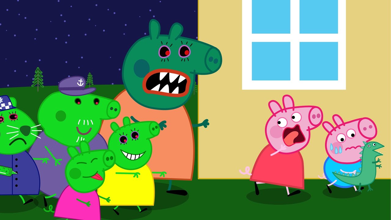 OH NO! Mummy Pig Turns Into a Zombie! Zombies Appear at House! | Peppa Pig Funny Animation