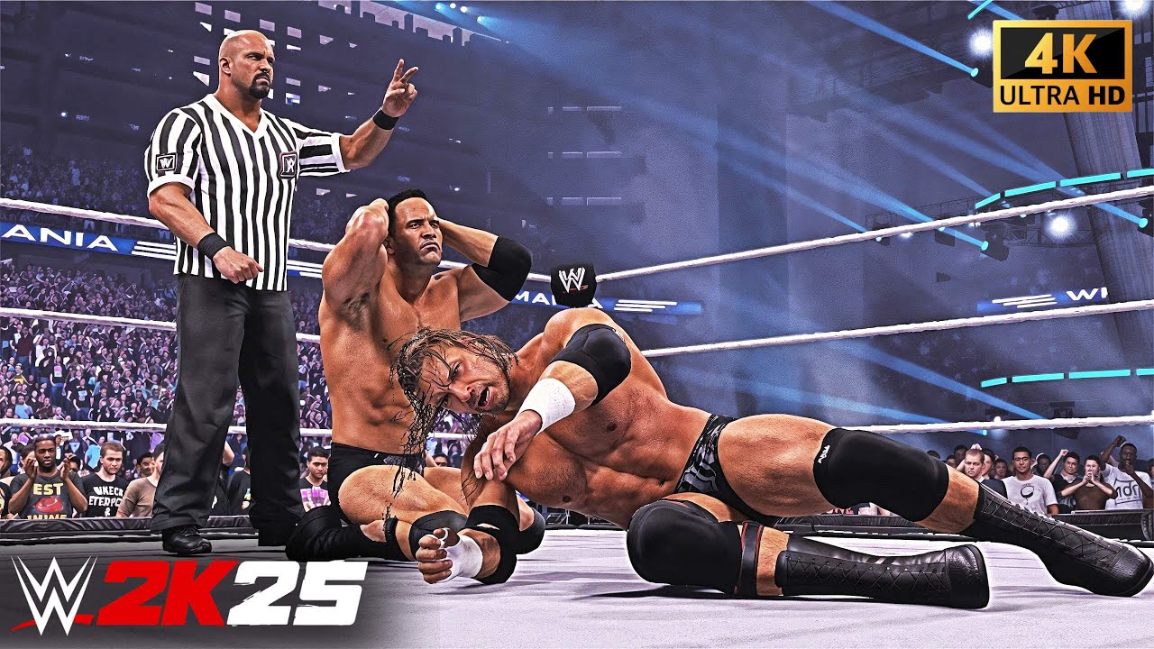 WWE 2K25: The Rock vs. Triple H – Stone Cold is the Referee!