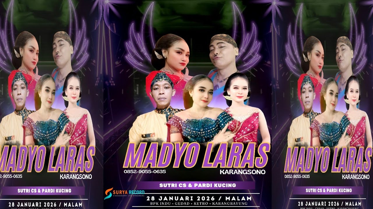 🔵🔴 LIVE TAYUB SUTRI CS. ** NS.INDAH & PRATU MAR ANDIKA    ** GEDAD TGL 28 -1- 2026