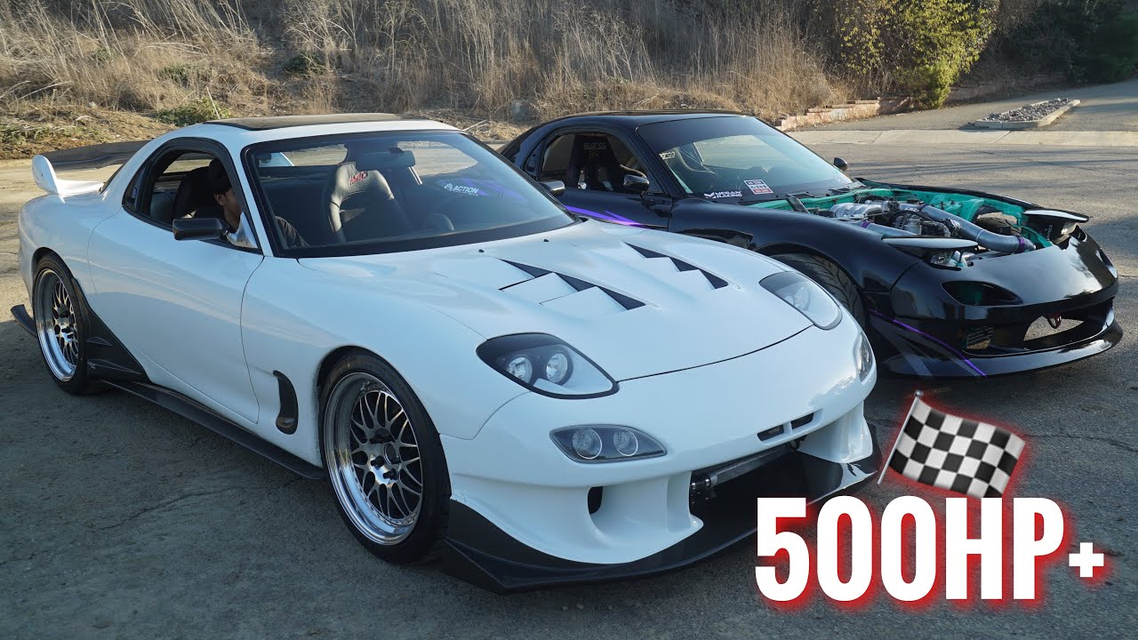 Built Street Rx-7 VS. Track Rx-7!