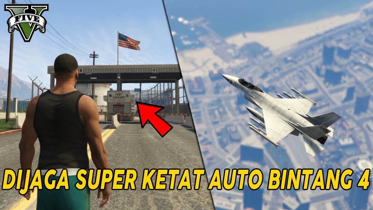 TANPA CHEAT ! CARA MENDAPATKAN PESAWAT JET TEMPUR MILITER P996 LAZER DI MILITARY BASE GTA 5