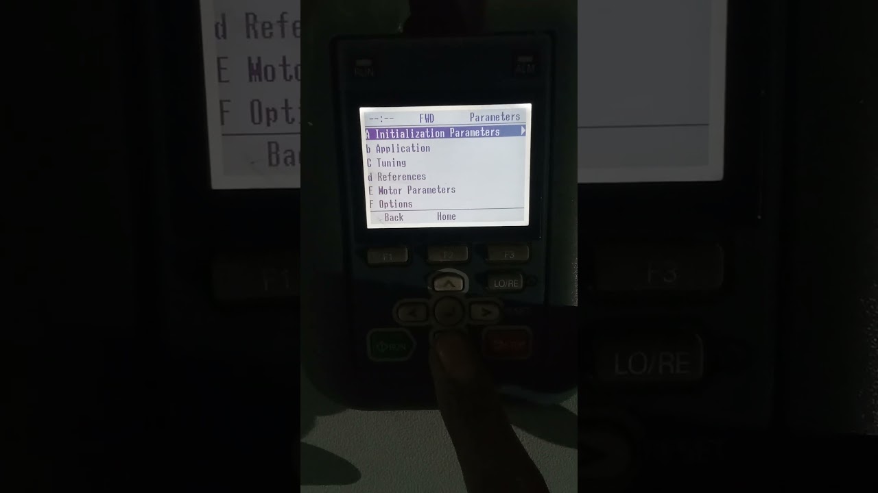 yaskawa ga700 vfd motor parameter setting