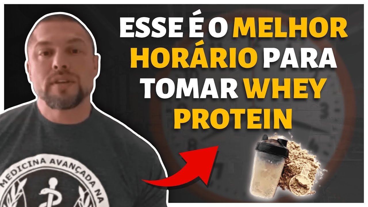 MELHOR HOR&Aacute;RIO PARA TOMAR WHEY | Muzy Explica