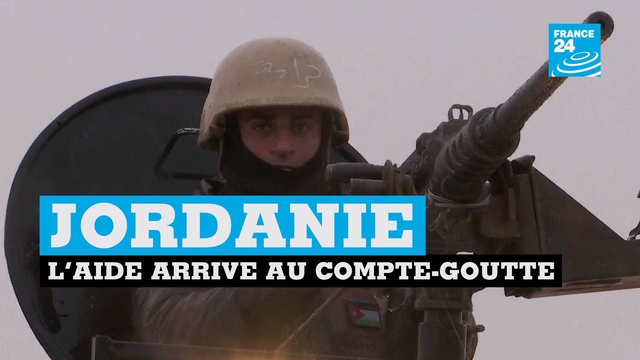 JORDANIE - L'aide aux r&eacute;fugi&eacute;s syriens arrive au compte-goutte