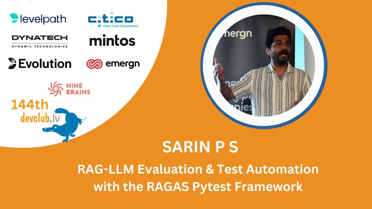 RAG-LLM Evaluation & Test Automation with the RAGAS Pytest Framework by Sarin P S