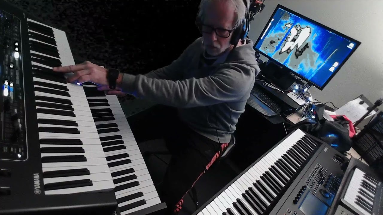 Keyboard over Pick Up The Pieces (by Average White Band) -- TEST1