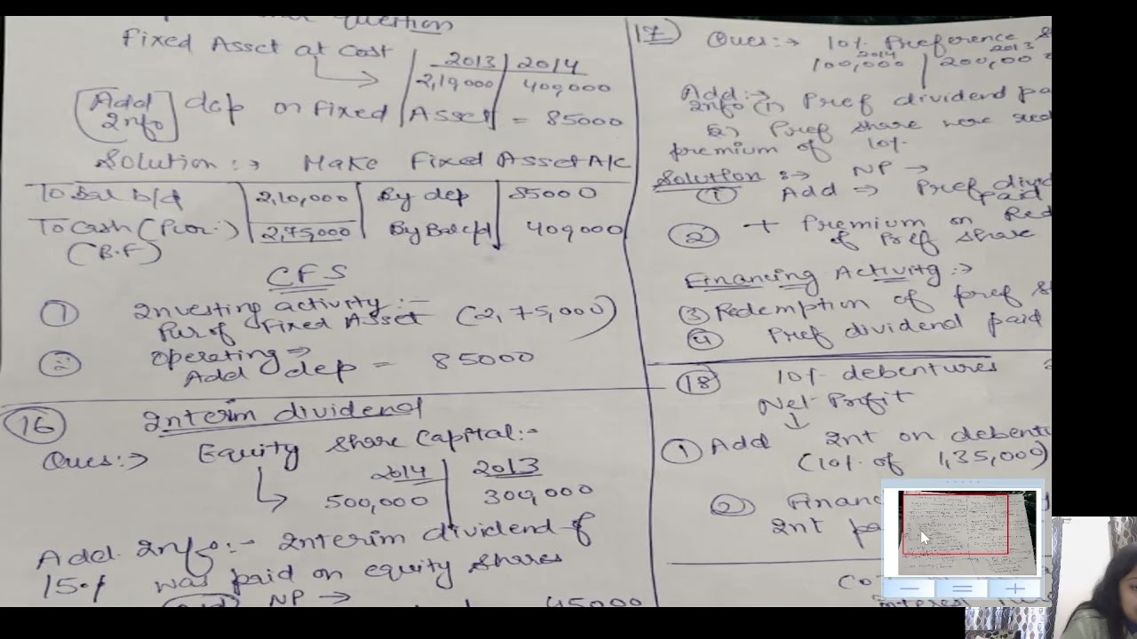 Important Treatments under Cash flow Statement [final]