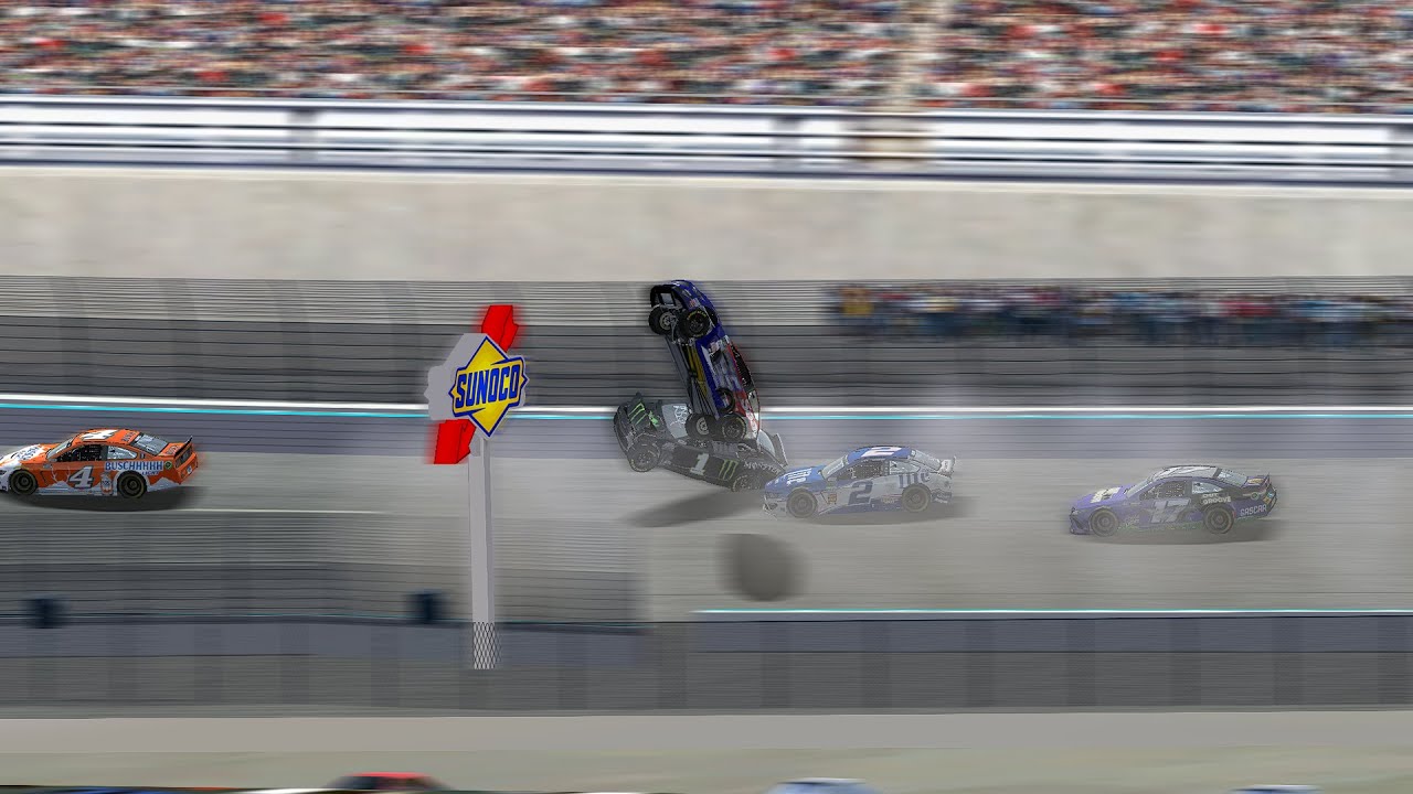 GASCAR SEASON 2 Santi Messi's Fatal Crash @ Kyleson