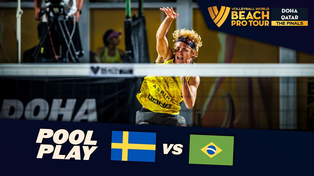 Åhman/Hellvig vs. George/Andre - Day 3 Highlights | Doha Finals 2023 #BeachProTour