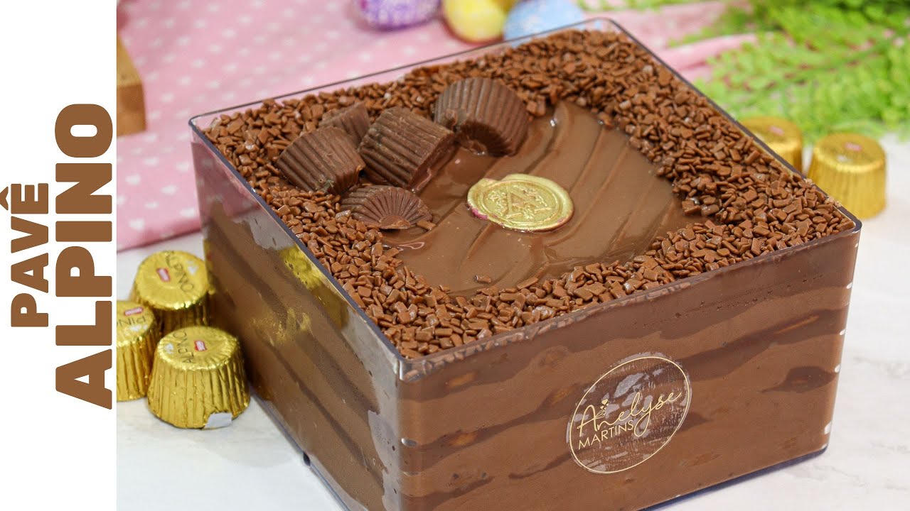 CHOCOLATUDO, FÁCIL DE FAZER E NÃO VAI AO FOGO: PAVÊ ALPINO! | Essa sobremesa de Páscoa é deliciosa!