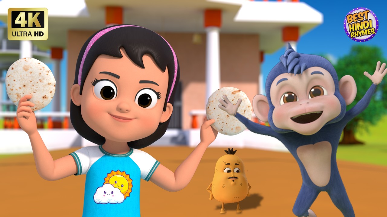 मम्मी की रोटी गोल गोल और 27 मिनट नॉन-स्टॉप रोमांचक राइम्स | Rhymes For Kids | Manshi Rhymes Kids