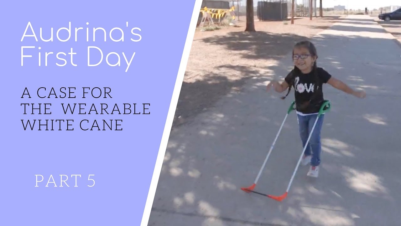 Audrina's First Day: Part 5 A Case for Wearable White Canes