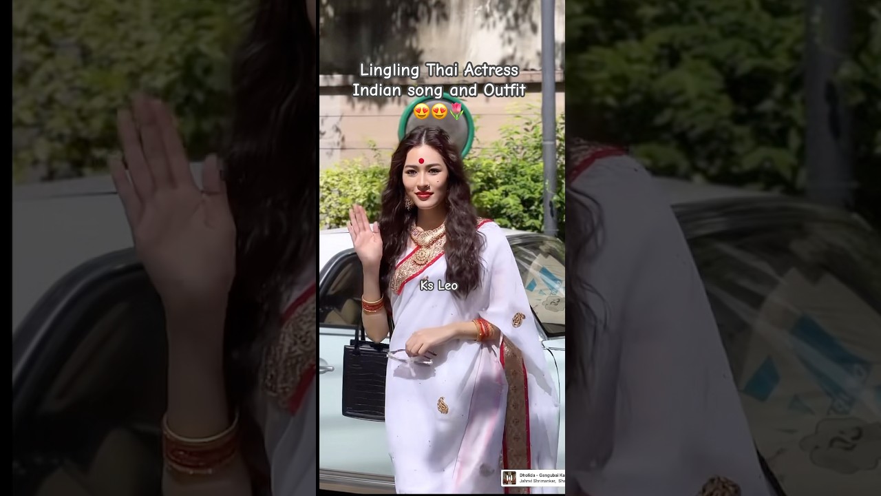Lingling Kwong in Indian outfit #linglingkwong #ling #lingorm #viralvideo #thailand