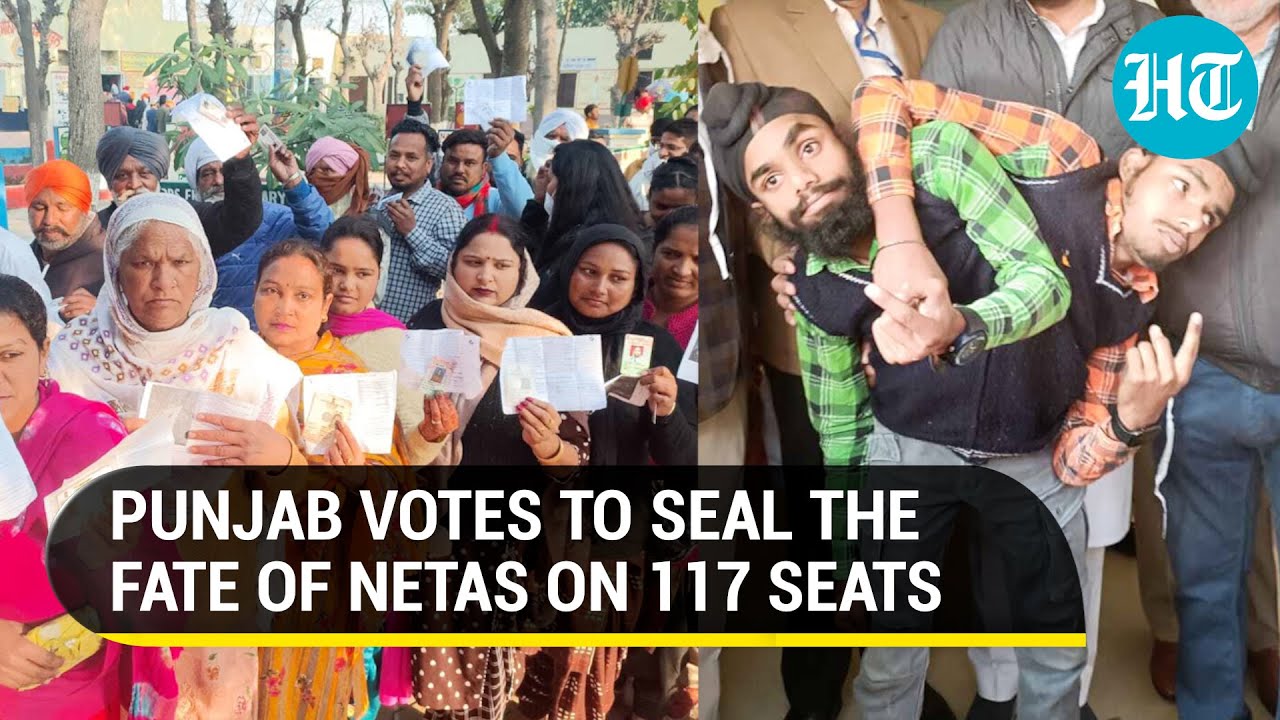 Punjab polls: Voting underway in multi-cornered contest; Conjoined twins Sohna, Mohna cast 2 votes