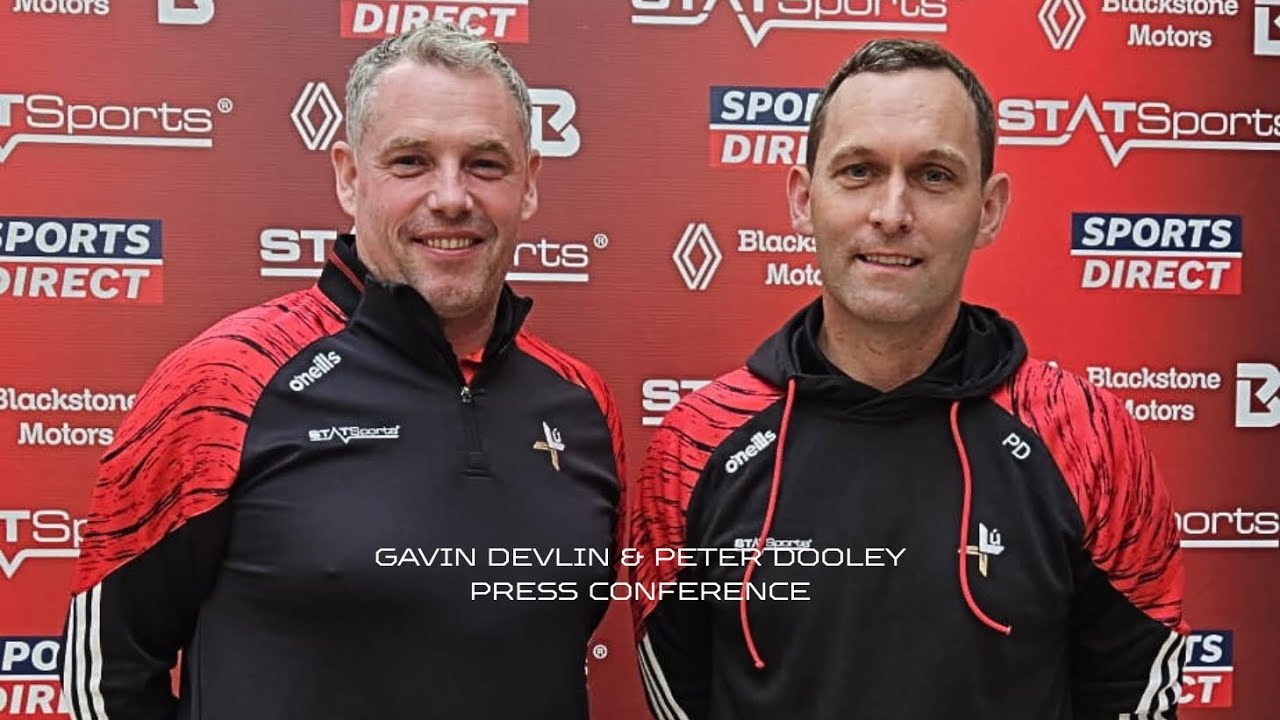 PRESS CONFERENCE | NEW Senior Football Manager Gavin Devlin & Assistant Manager Peter Dooley. 🎙️