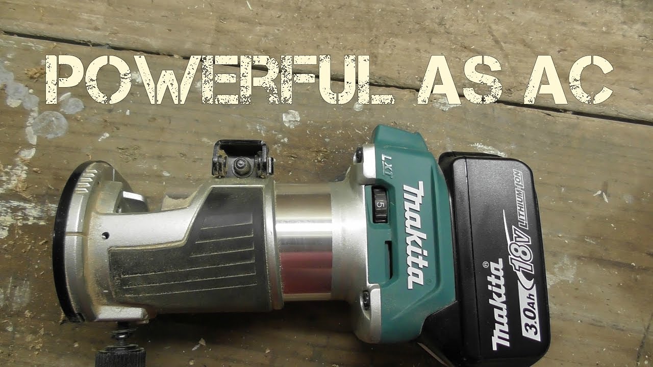 Маршрутизатор Makita 18 В | Аккумуляторный фрезер Makita ПОЛНЫЙ ОБЗОР Makita XTR01Z