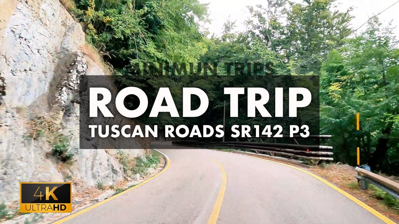 Roads of TUSCANY: The Tuscan Apennines - sr142 Casentino - Italy 4k