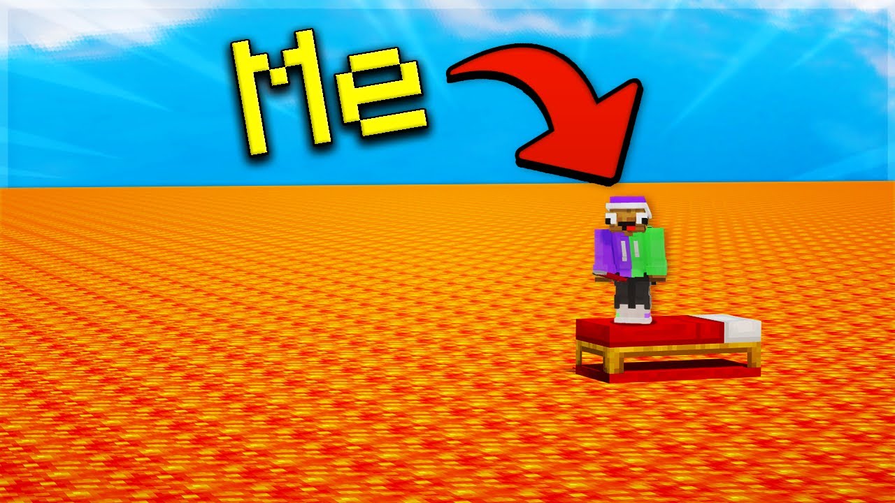 Hiding Beds in LAVA in Bedwars