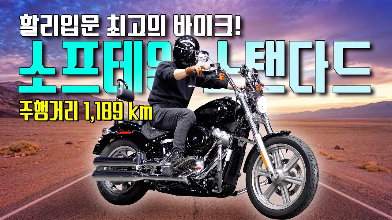(판매완료) 할리 입문용으로 강력 추천 / 소프테일 스탠다드 / 1,189km주행 / 신차급의 바이크