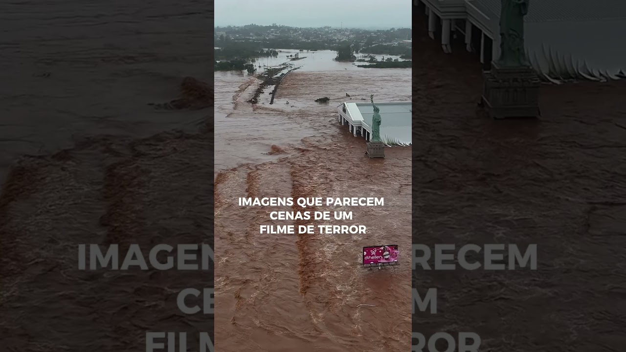 Cenas inacredit&aacute;veis na cidade de Lajeado na maior cheia da sua hist&oacute;ria