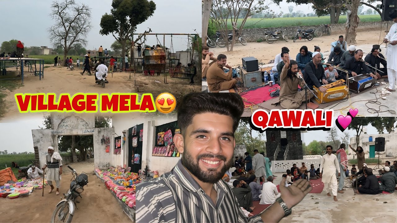Hamare Gaon Ka Mela😍 Mela Par Qawali Or Jhoolay🥰 Mela Full Vlog #Mrhamza