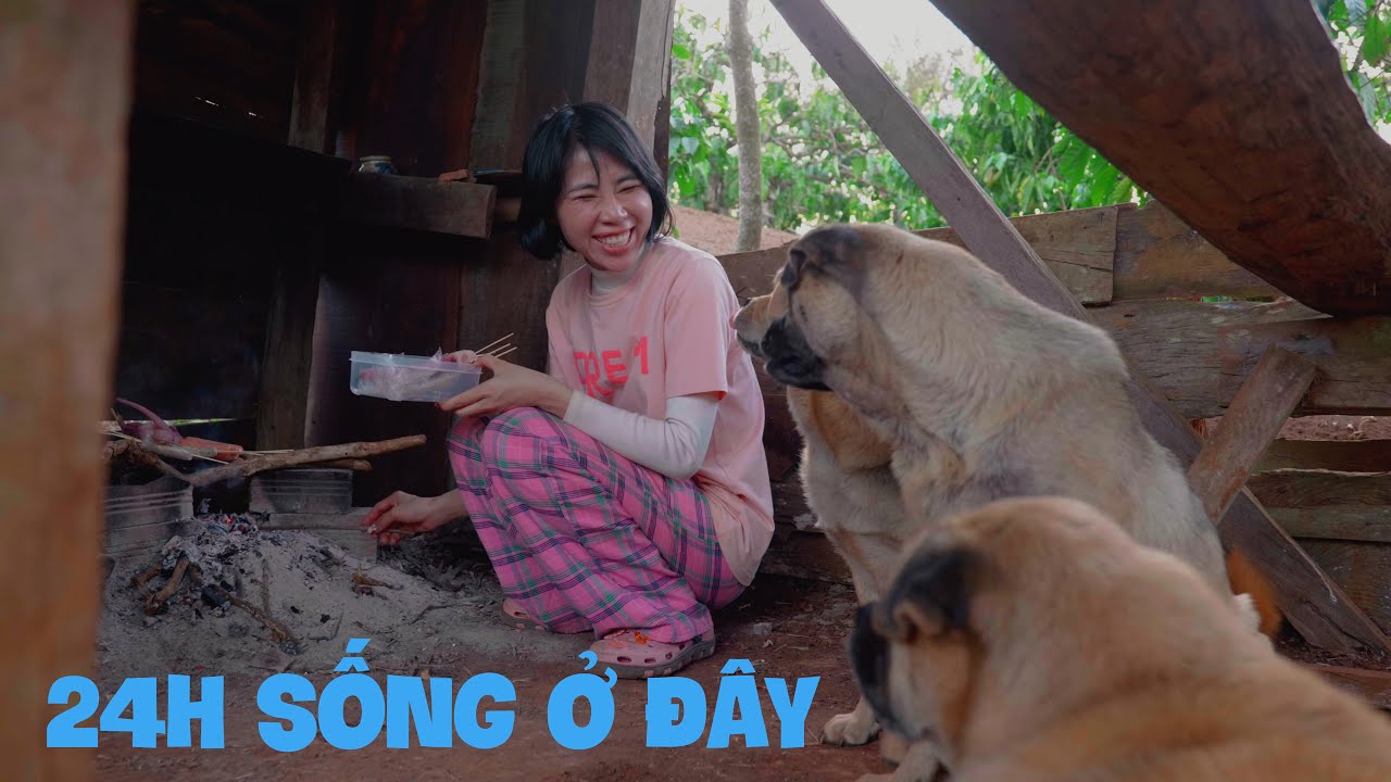 Thử Thách 24h Sống Trong Căn Nhà Trống Trơn