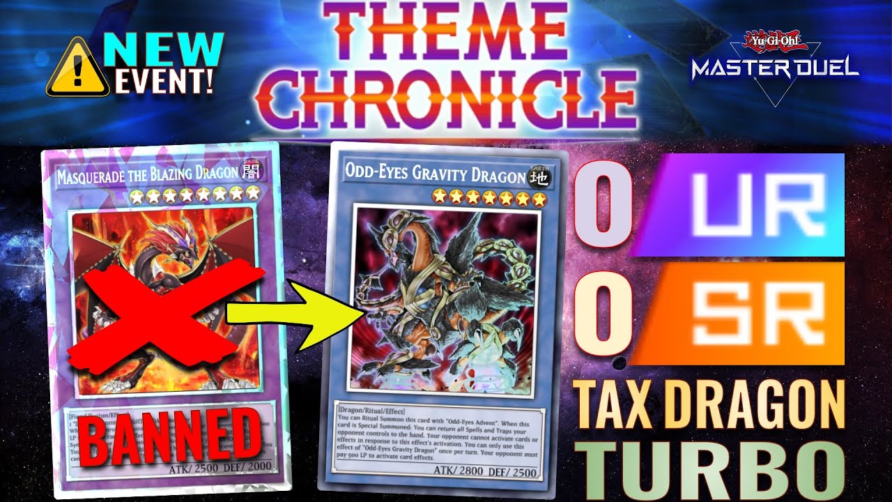 Theme Chronicle's 0 UR 0 SR Tax Dragon Turbo Megalith: Cheapest Troll Deck - Yu-Gi-Oh! Master Duel
