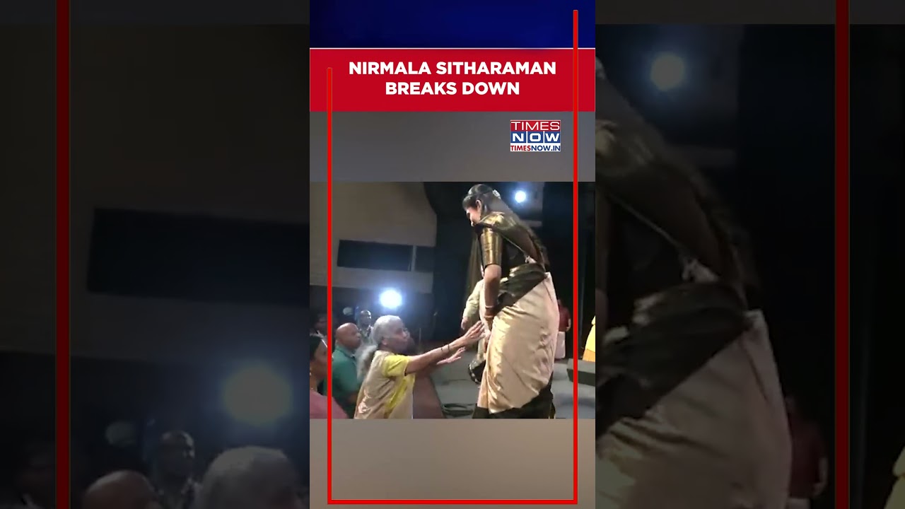 Nirmala Sitharaman Moves To Tears While Listening To Musical Performance #Shorts