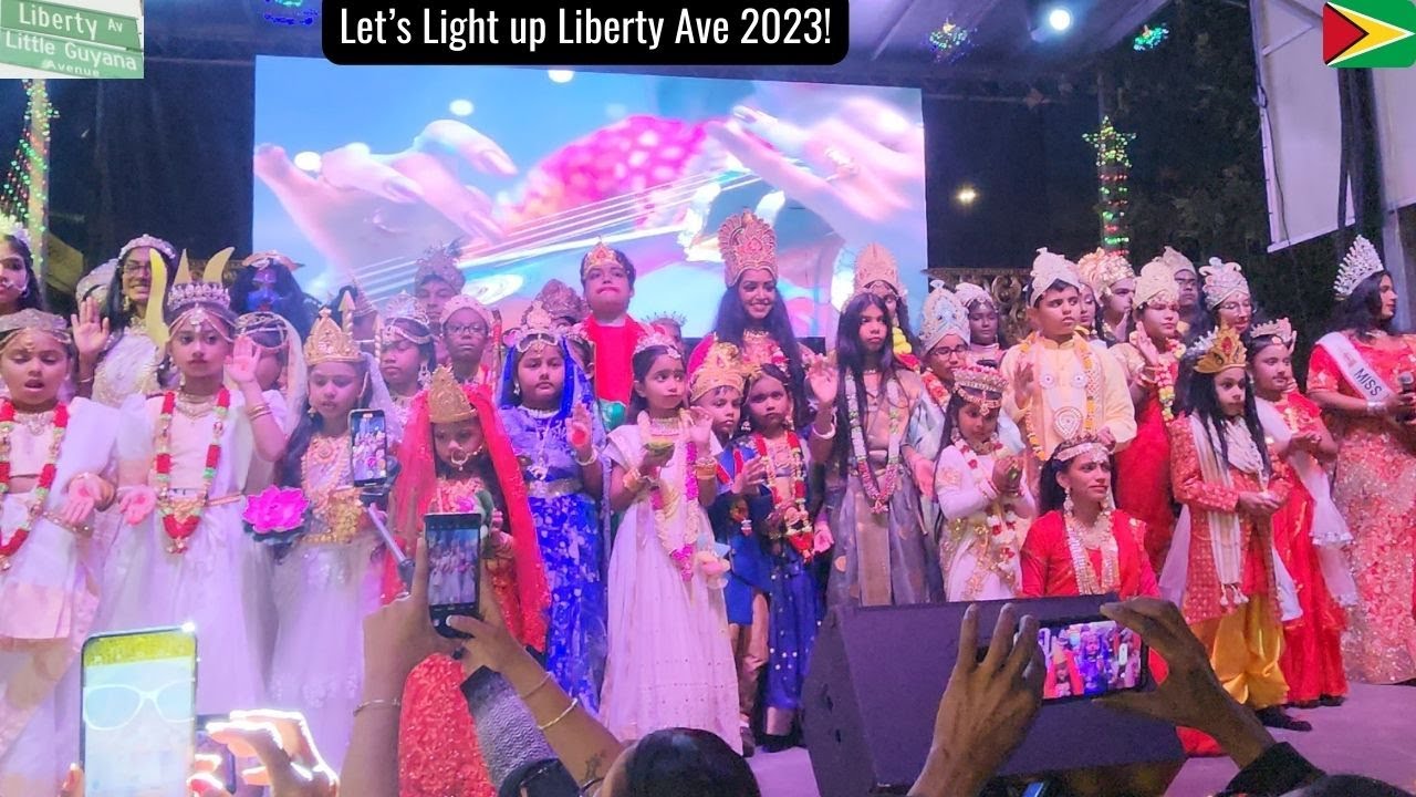 🇬🇾New York City Biggest Diwali Celebration 2023 On Liberty Ave Richmond Hill Queens/Little Guyana🇬🇾