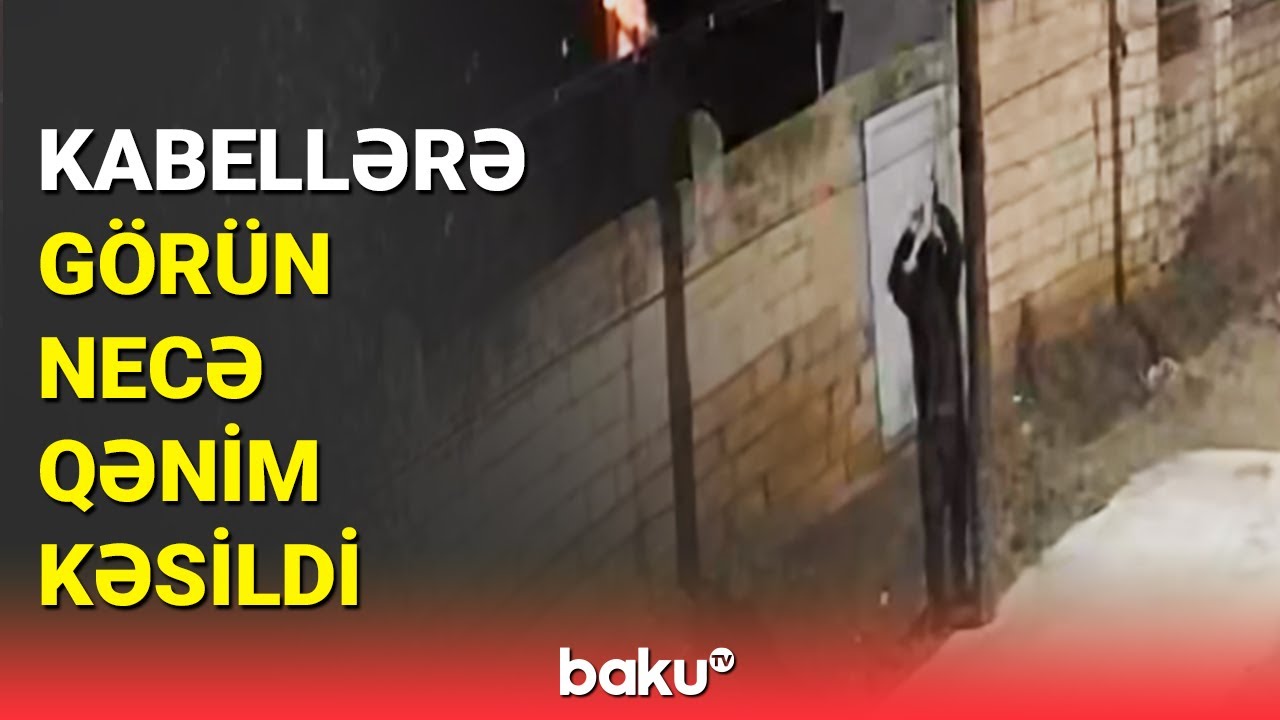 Kabel oğrusu ələ keçdi | Polisdən Hacıqabulda əməliyyat