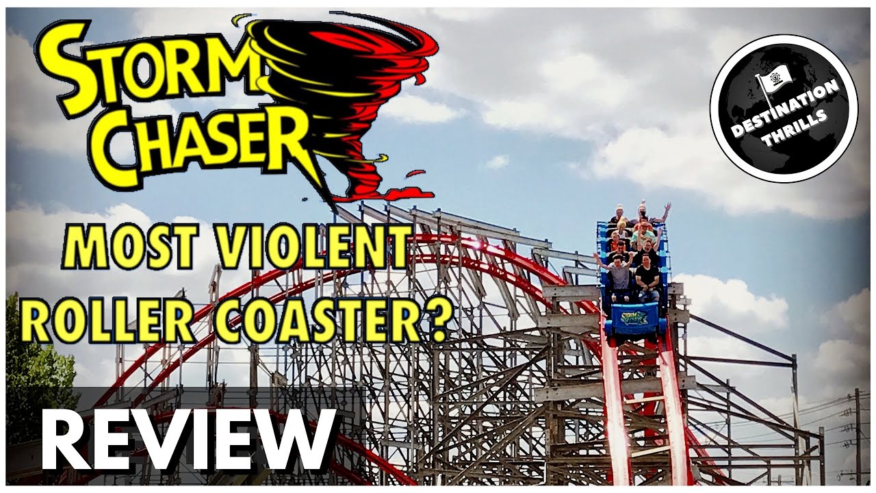Storm Chaser at Kentucky Kingdom Full Review! The Most Violent Roller Coaster Ever?