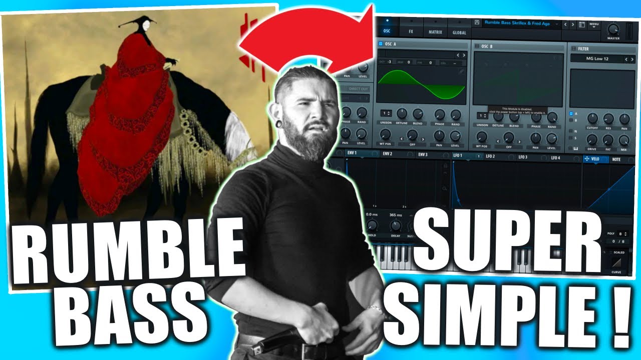 RUMBLE BASS SUR SERUM - SKRILLEX & FRED AGAIN - Franchement facile !