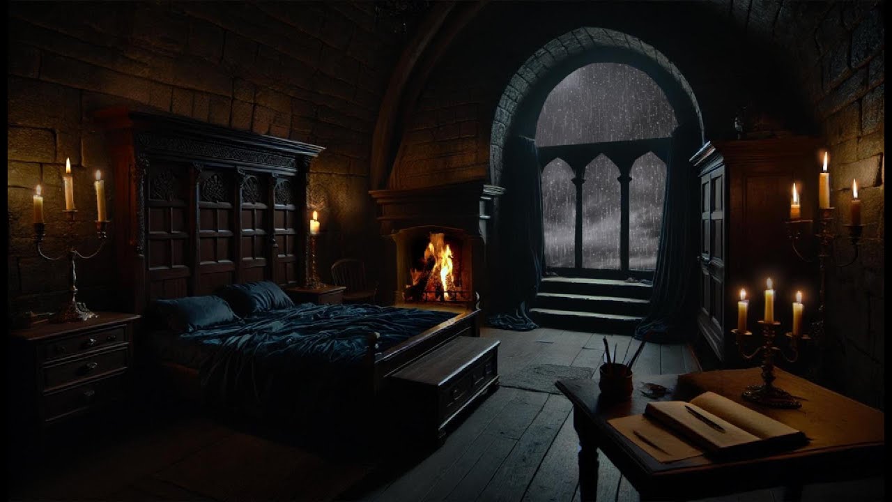 Manon's Tower Bedroom at Morath- inspired by Queen of Shadows / Throne of Glass, fantasy ambience