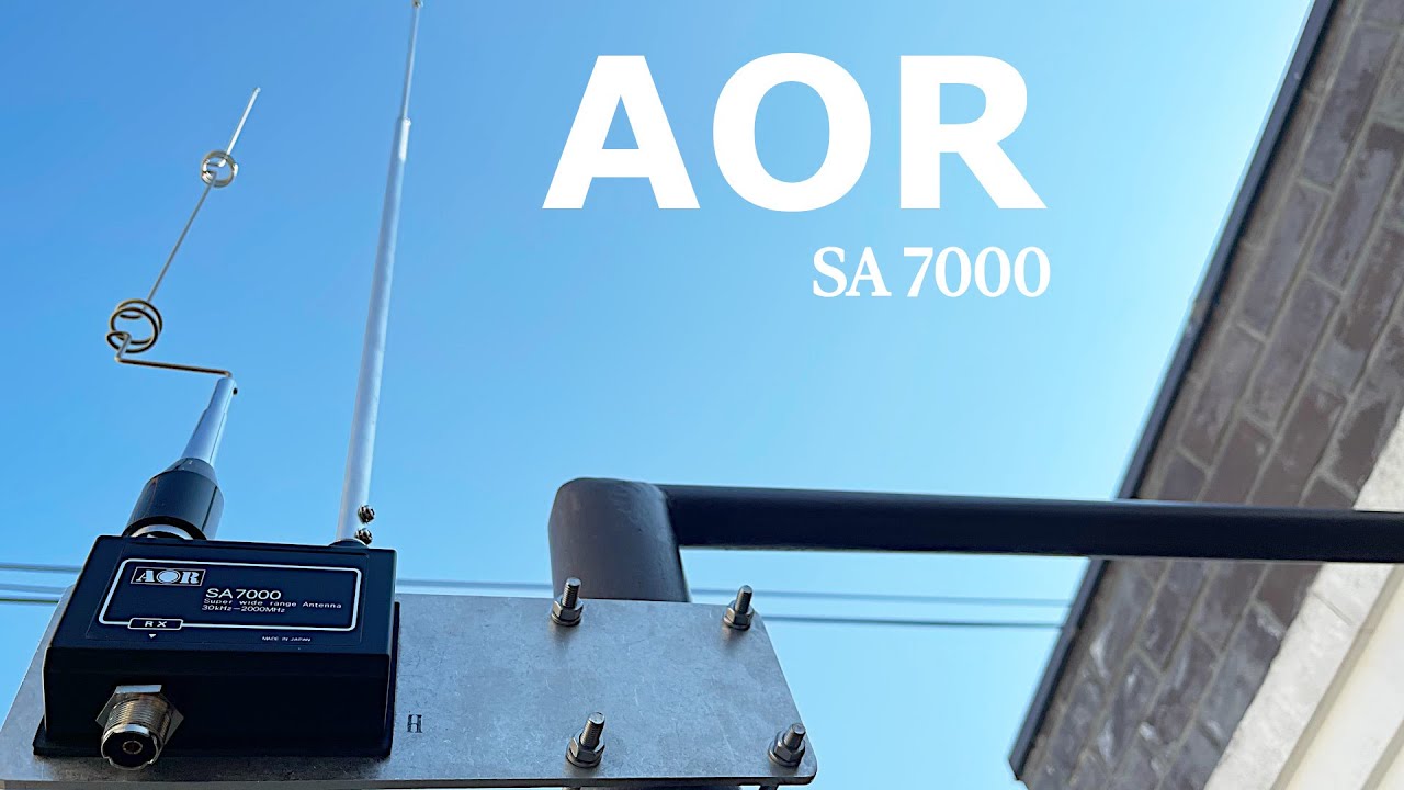 Антенна AOR SA-7000 и Icom IC-705