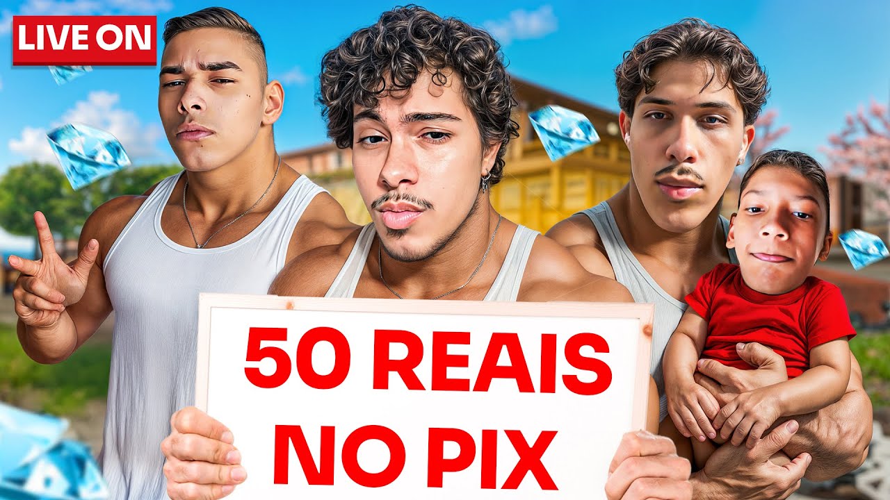 💎 SALA PREMIADA VALENDO PIX OU DIAMANTE 💎 FREE FIRE AO VIVO ELEVEN REVELA 💎 6V6 PREMIADO 💎 50 NO PIX
