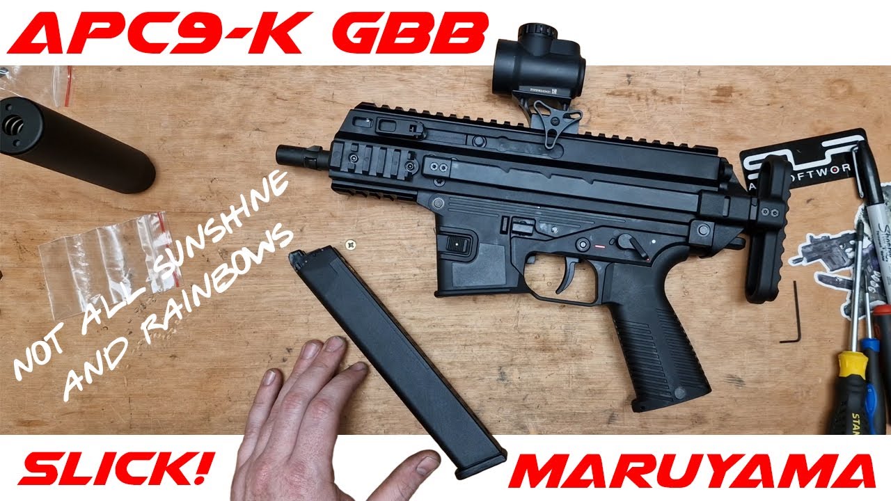 Maruyama SCW-9 (APC9-K) GBB SMG - Review And Internals [4K]
