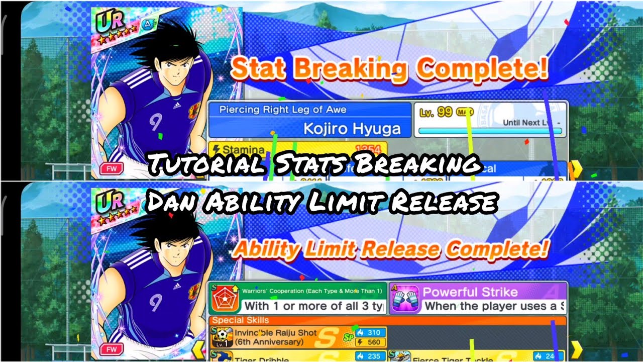 Tutorial Stats Breaking dan Ability Limit Release | Captain Tsubasa Dream Team