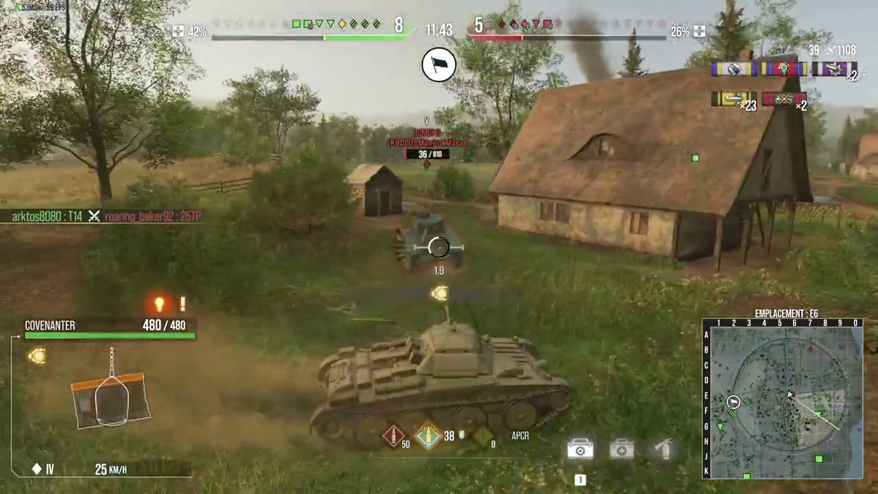 World of Tanks Master en Covenanter [2095 de degat/4 kills]