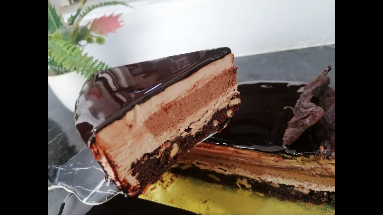 طورطة بالشكلاطentremet chocolat royale بالطبقات مذاق خيالي لجميع المناسبات