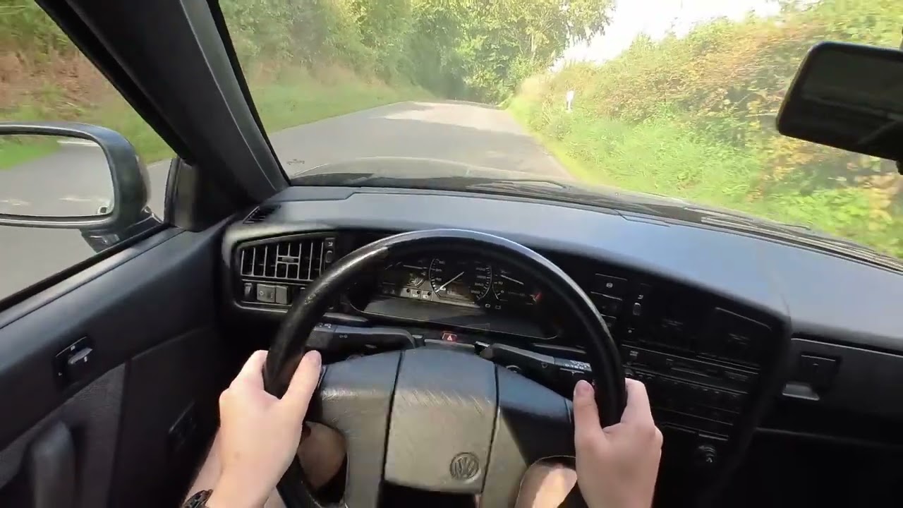 Beautiful Countryside Drive with a VW Corrado G60 | 160 HP | [POV] | RAW