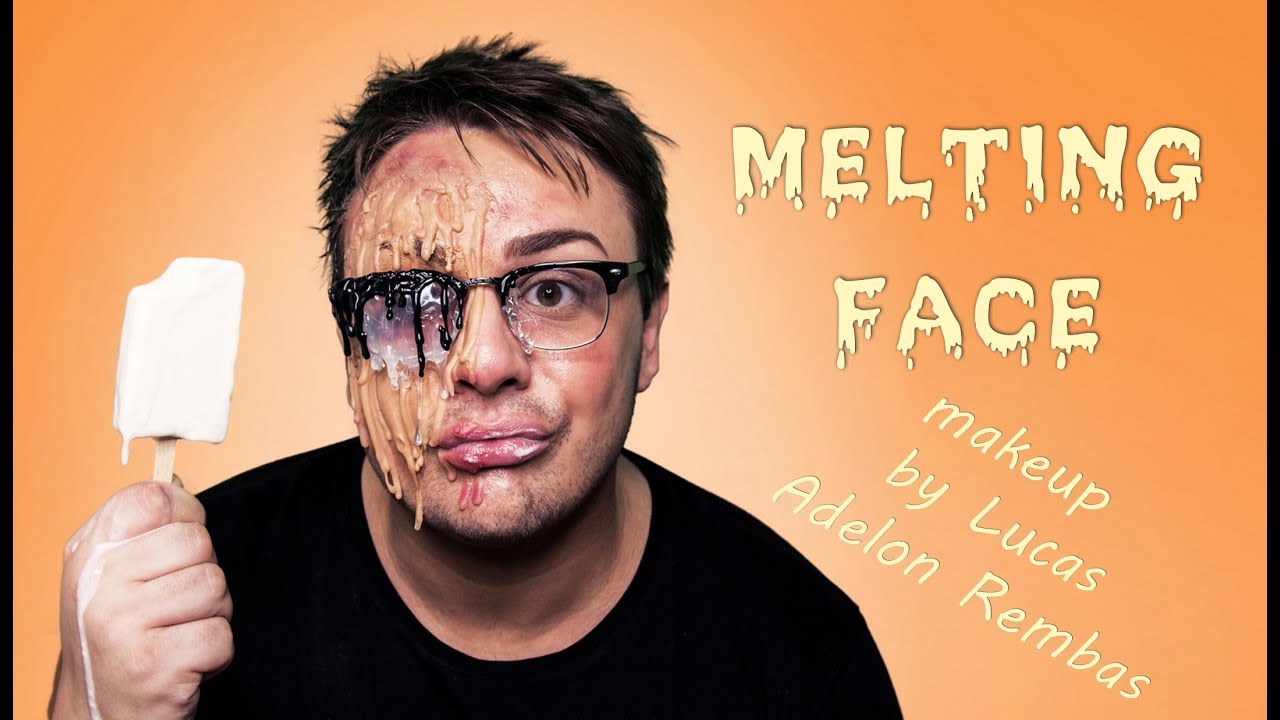 MELTING FACE makeup tutorial by Lucas Adelon Rembas