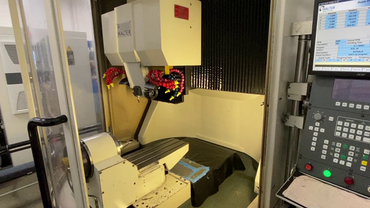 Walter Grinders Helitronic Production, 6-Axis CNC Tool & Cutter Grinder