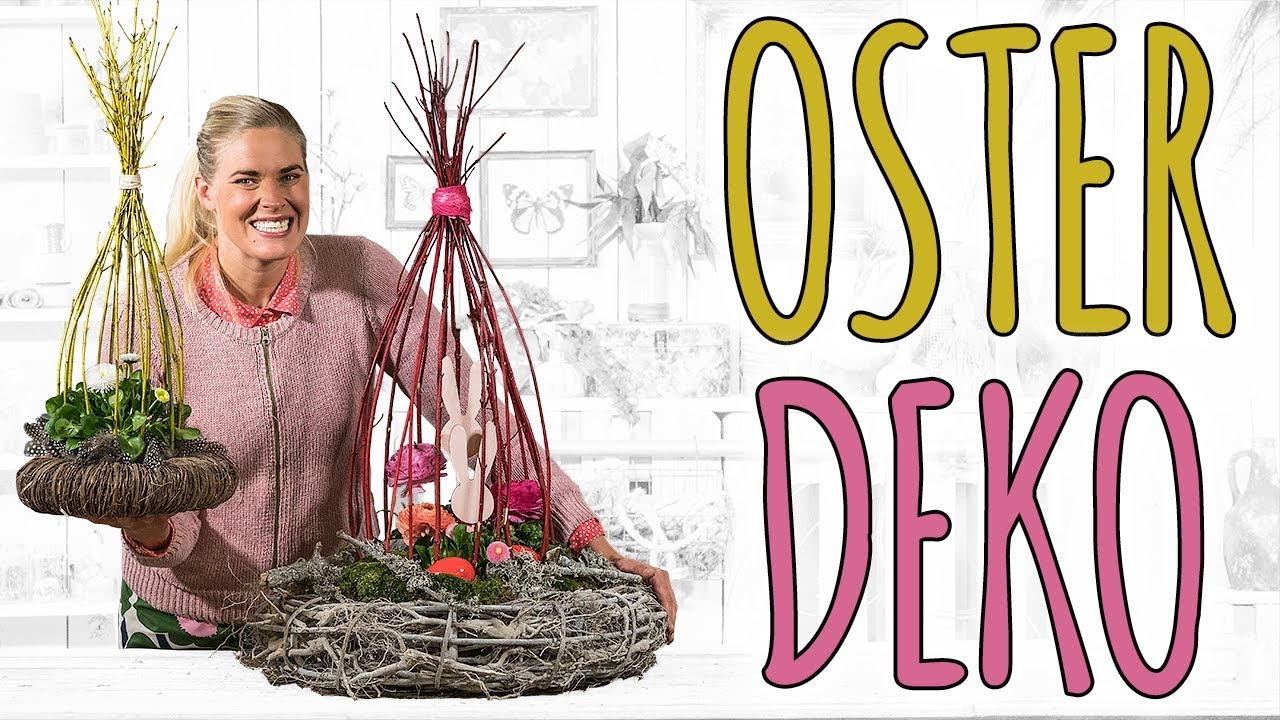 OSTERDEKO FÜR AUSSEN - PRETTY IN PINK - DIY