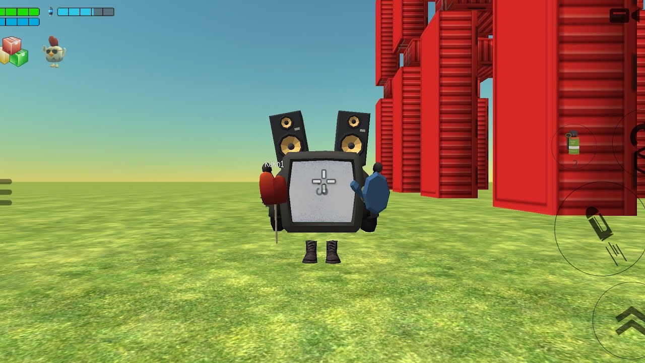 Como fazer uma mão azul e mão vermelha poppy playtime no Chicken gun#Chicken#gun#poppyplaytime 